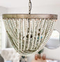 Ria Beaded Chandelier in Aqua (In-Store Pickup Only)