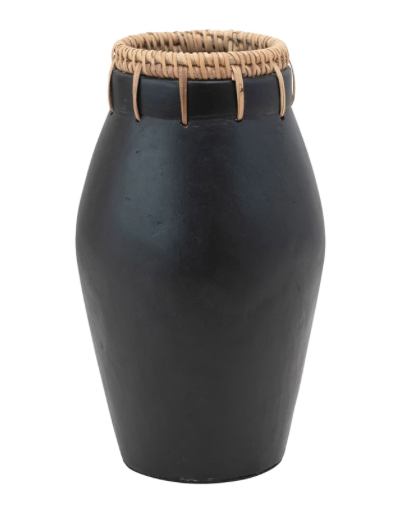 Skylar Black Vase