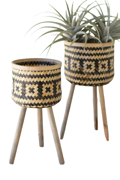 Cami Bamboo Basket with Legs
